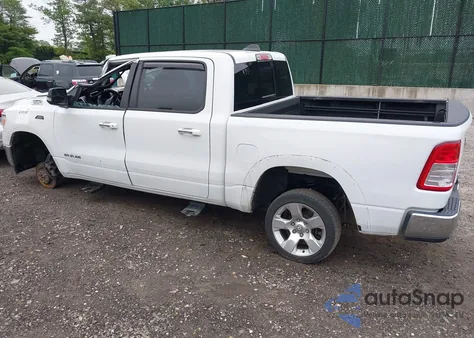 2019 Ram 1500 Big Horn/Lone Star 4X4 5'7 Box z USA, uszkodzony, nr VIN 1C6SRFFT6KN587871